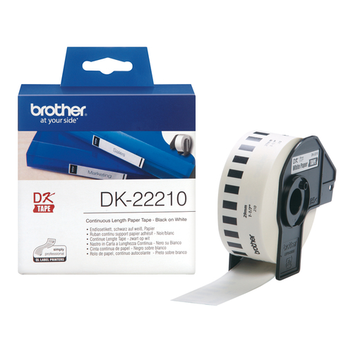 Brother DK-22210 Ruban papier continu Compatible With QL Serie (700/800)