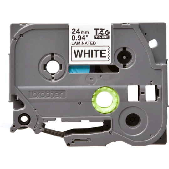 Brother TZ251 ruban d'étiquette (Noir sur blanc) 24mm Compatible With PT Serie (E500/E550/E300/E110)