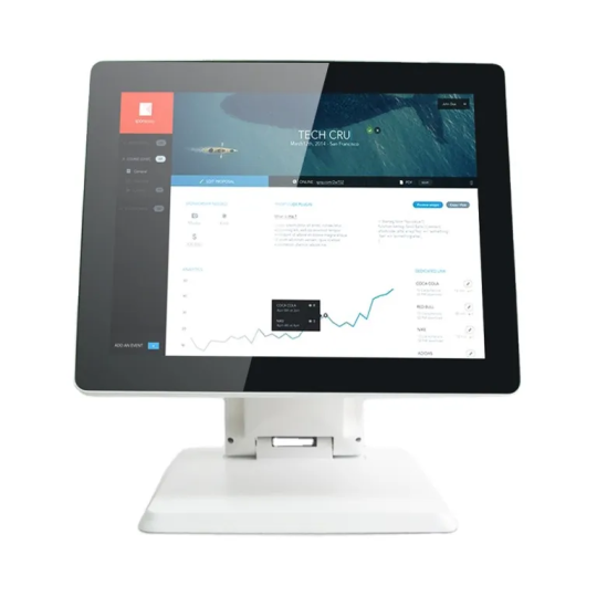 CARAVPOS POS Point de Vente AIO-1588 15'' Aluminium Sans Afficheur Black (ordikaz)